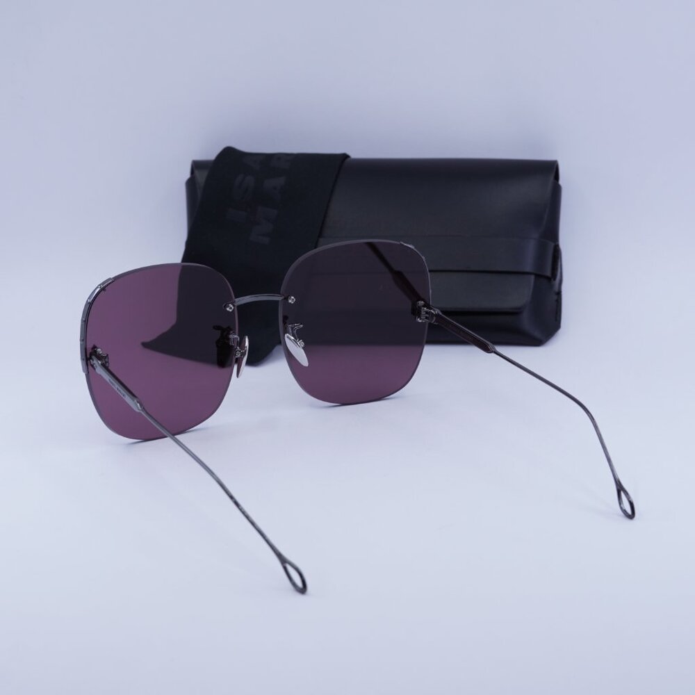 Final Price! Isabel Marant IM 0055/S 0KJ1 U1 Ruthenium/Plum Sunglasses - Picture 4 of 11